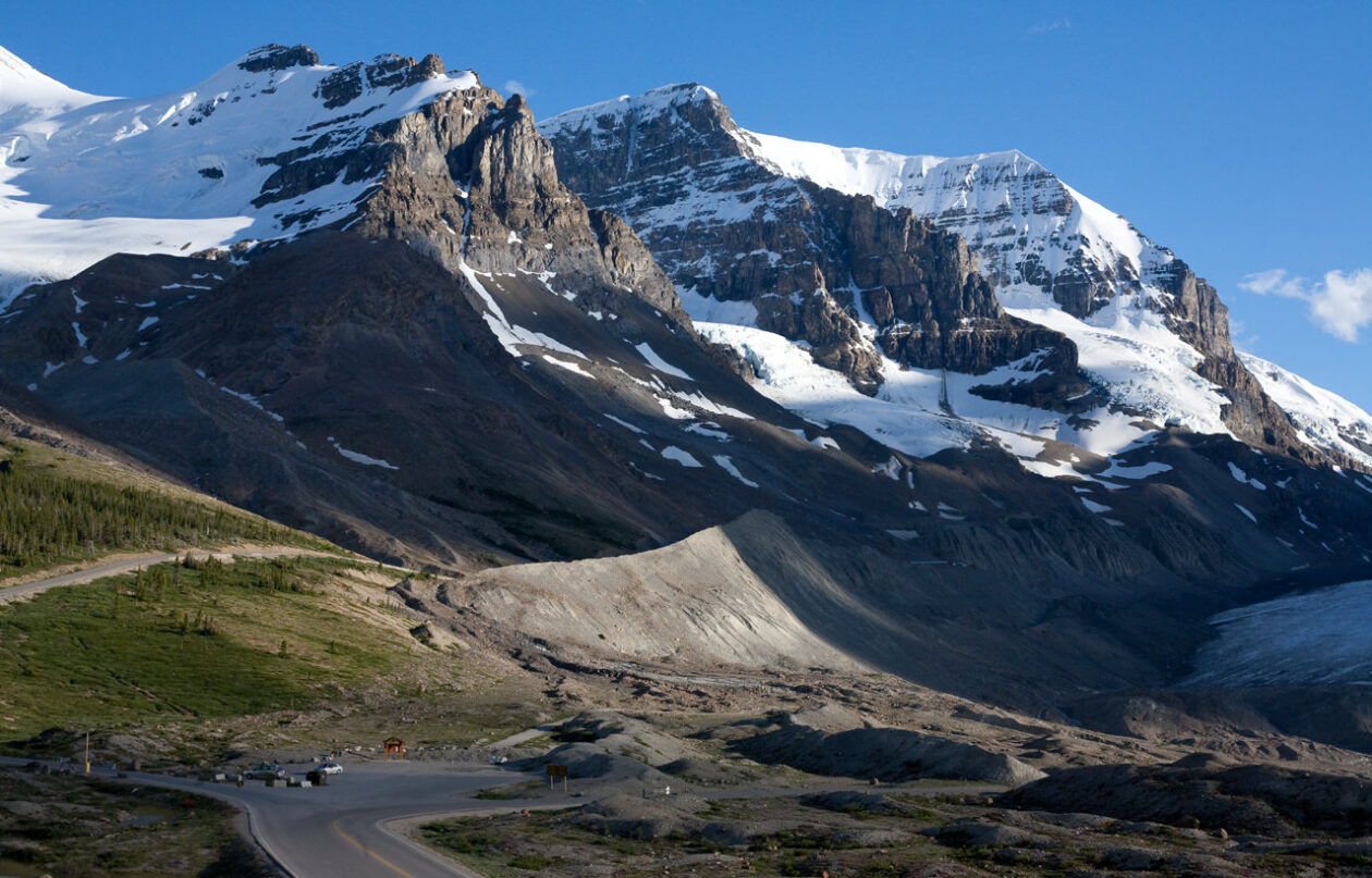 A Parking Lot at the Columbia Icefields